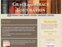 Tablet Screenshot of graceupongracefoundation.org